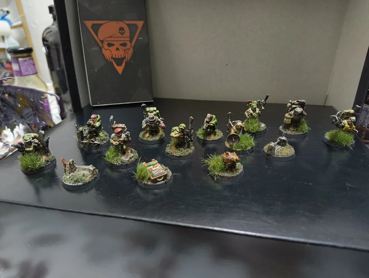 Equipo completo de Kill Team pintado a nivel Speedpaint